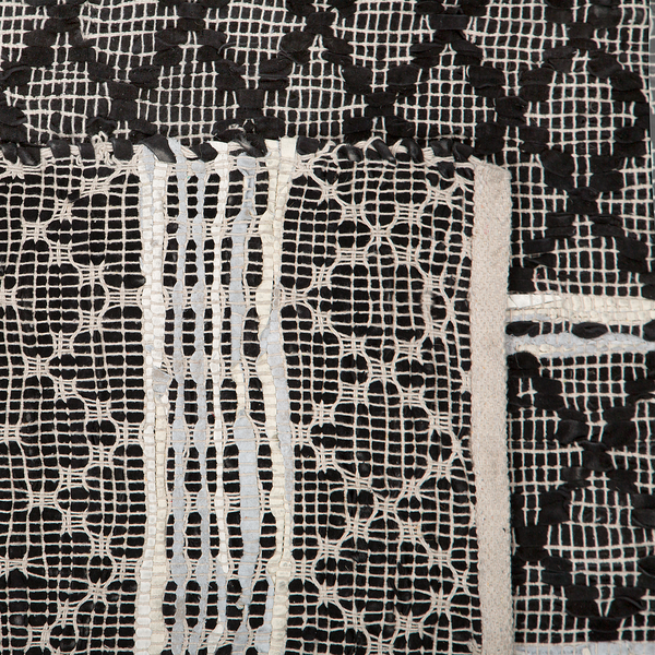 Teppich FEHIMLI 80 x 150 cm Echtleder Schwarz