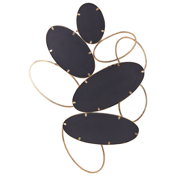 Wandspiegel DECIZE 113 cm 77 cm Metall Gold