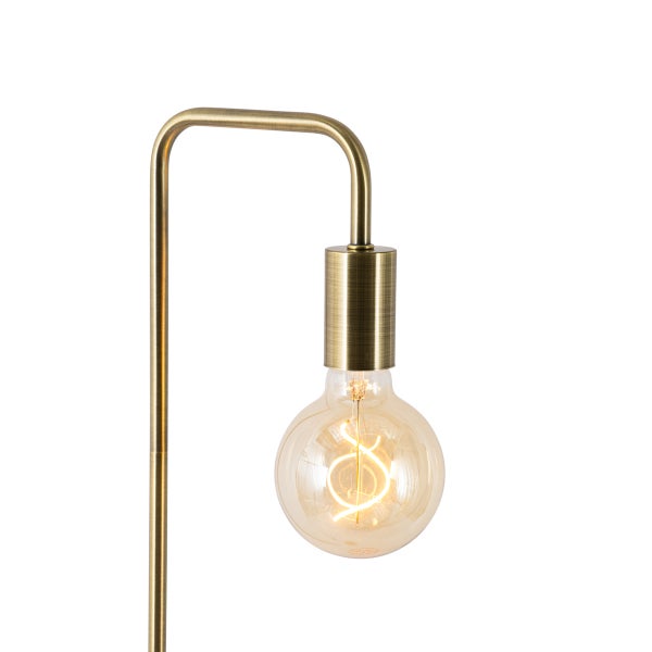 Moderne Stehleuchte Bronze Rund 145cm - Facil