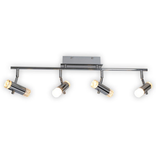 Deckenleuchte mit vier Strahlern für den Innenbereich