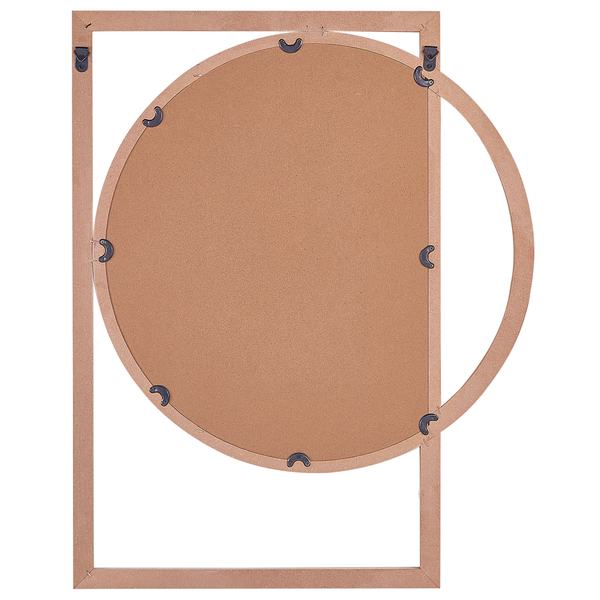 Wandspiegel LAURON 56 cm 71 cm Hellbraun