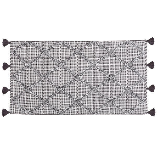 Teppich TUZLA Braun 80 x 150 cm Baumwolle