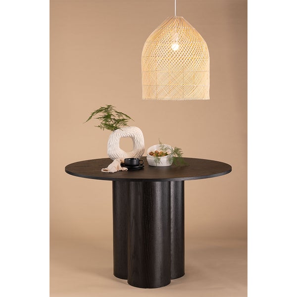 Brivela Beleuchtung Pendelleuchte 45x45x53cm natur. 45 X 45 X 53 cm