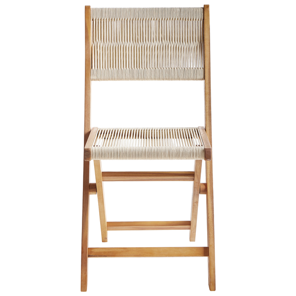Gartenmöbel Set 4-Sitzer PROSSEDI Akazienholz Beige