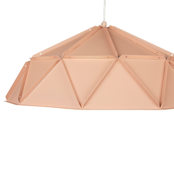 Hängeleuchte rosa geometrisch SENIA