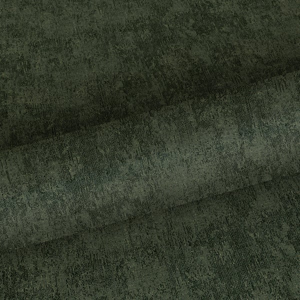 Sanders und Sanders Tapete Leinen-Optik Dunkelgrün - 280 x 275 cm - 640268