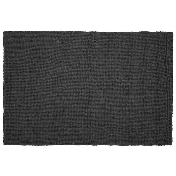 Teppich AMDO Dunkelgrau 160 x 230 cm Wolle