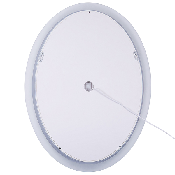 LED-Badezimmer-Spiegel VIRIAT 60 cm 80 cm Silber