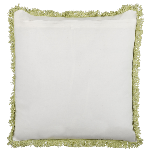 Dekokissen 2er Set FILIX Baumwolle 45 x 45 cm Grün Blumenmuster