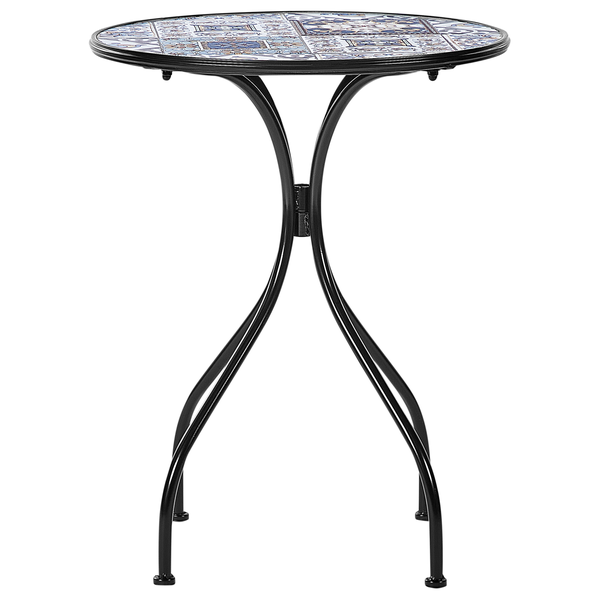 Outdoor Bistrotisch CIVITA 60 cm 60 cm Metall Schwarz