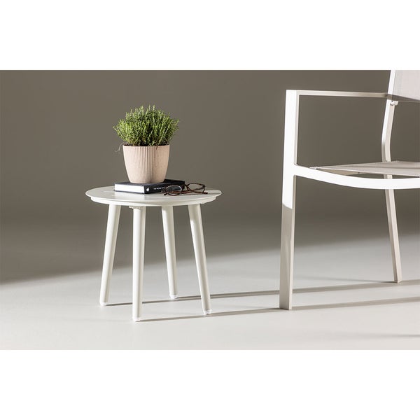 Lina Couchtisch Ø40cm beige. 40 X 40 X 35 cm