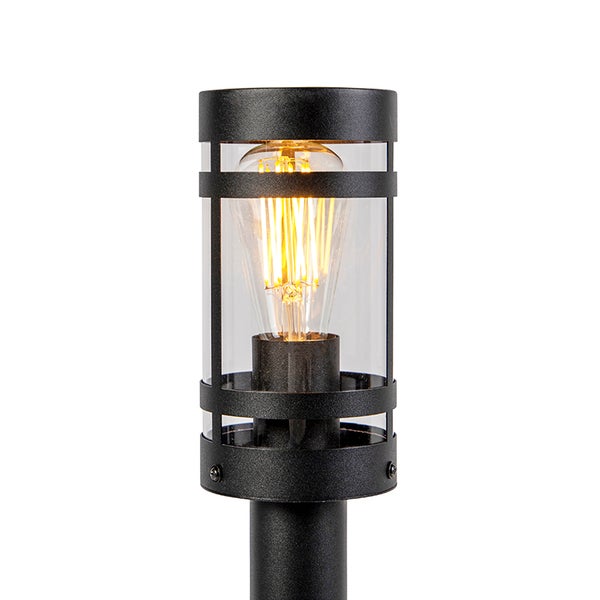 Moderne Außenleuchte schwarz 80 cm IP44 - Gleam