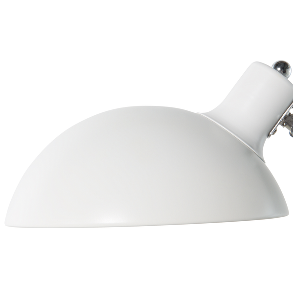 Schreibtischlampe MERAMEC verstellbar Metall Weiß