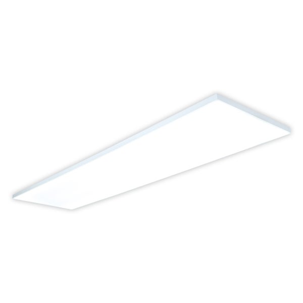 LED Panel-Deckenleuchte CARENTE Länge 119,5 cm, rahmenlos, viele Funktionen, aus Metall und Kunststoff, weiß, integrierte LEDs