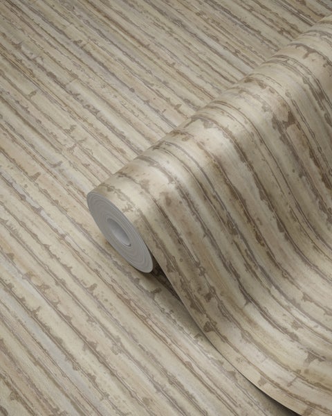 Origin Wallcoverings Tapete Bambusmuster Hellbraun - 53 cm x 10.05 m - 347401