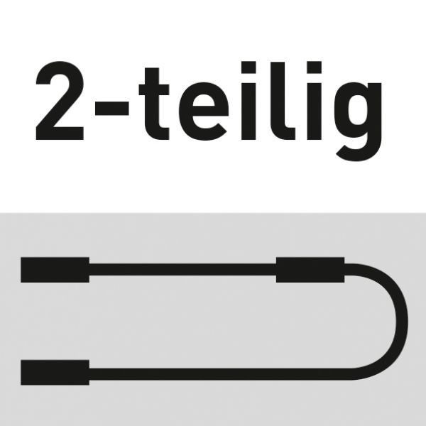 Triuso Zurrgurt 2-tlg. mit Ratsche 5 m/25 mm Spitzhaken 750 daN - 1 Stück