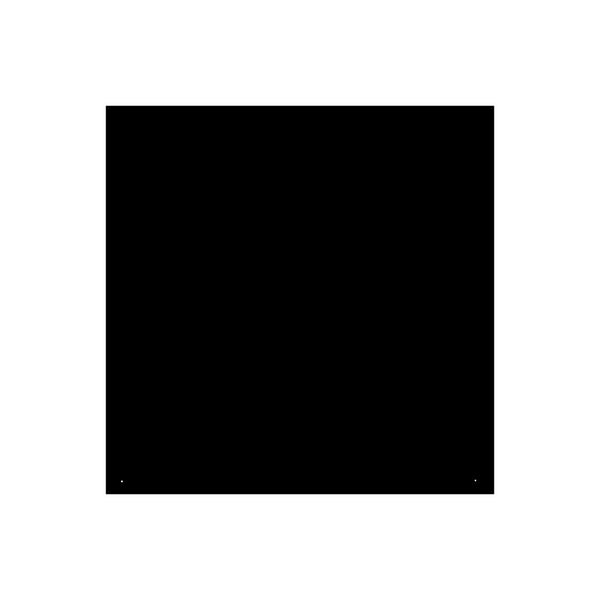 Quadratische schwarze Fliese mit glatter Oberfläche.