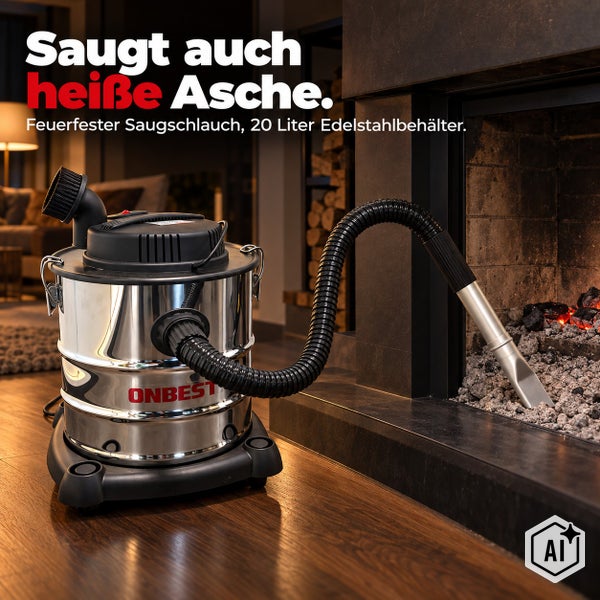 Produktvergleichstabelle für den Aschesauger Onbest AC1220 mit technischen Merkmalen im Vergleich zu marküblichen Produkten.