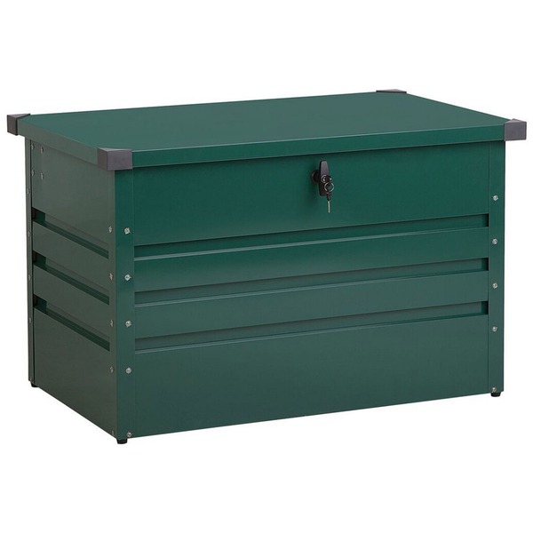 Aufbewahrungsbox CEBROSA Metall 100 cm 62 cm Dunkelgrün