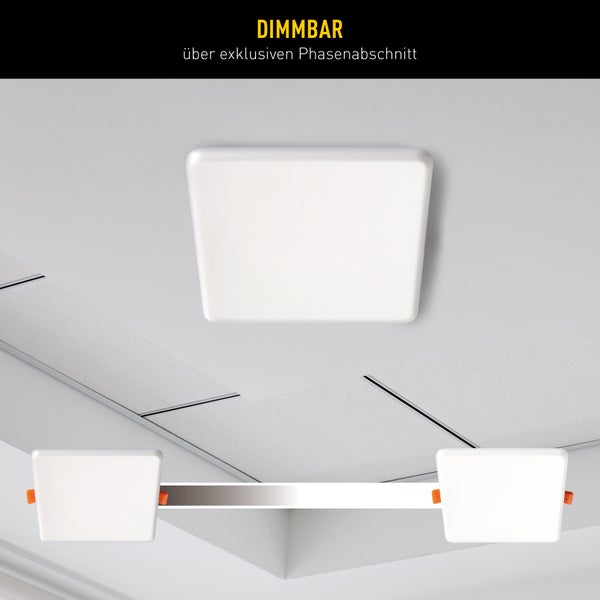Dimmbare LED-Deckenleuchte zur Phasenabschnittsdimmung