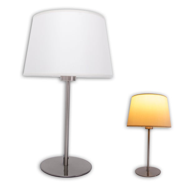 Tischleuchte BOLOGNA h: 45cm beige