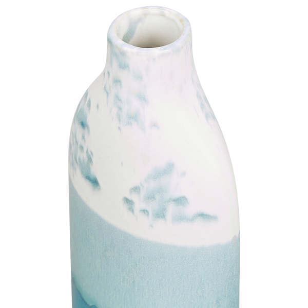 Blumenvase CALLIPOLIS Steinzeug 35 cm Blau