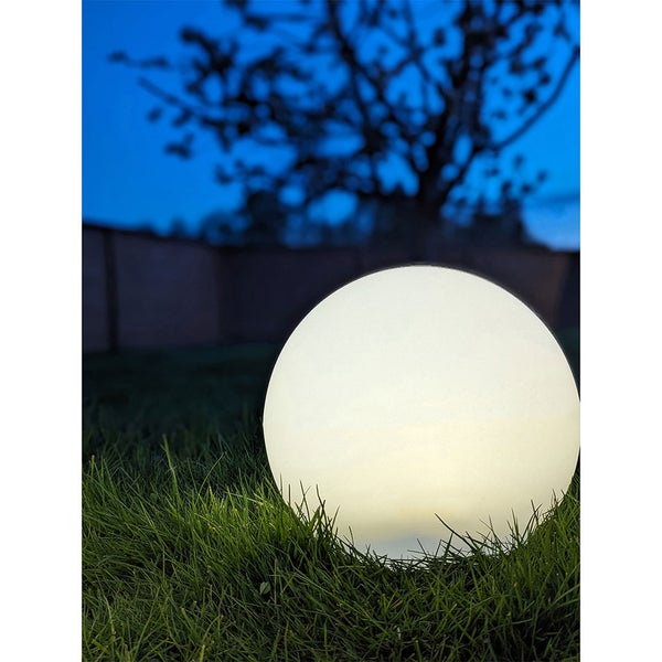 Lifton Lampe Solarlampe LED Satz von 3 weiß. 30 X 30 X 30 cm