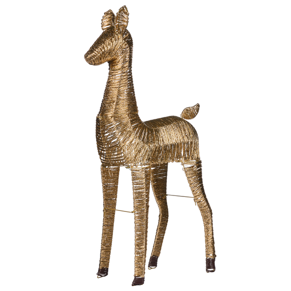 Dekorative Hirschfigur aus Draht