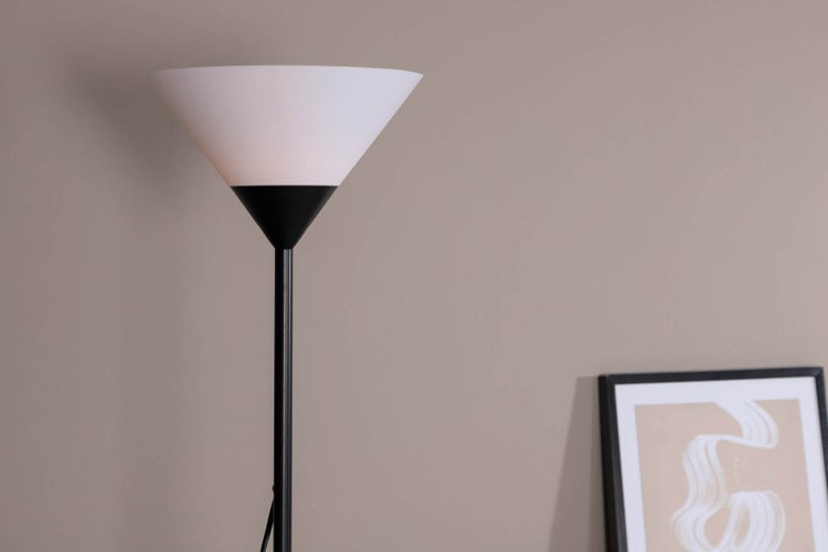 Batang Beleuchtung Stehlampe 25,4x25,4x178cm Kunststoff schwarz, weiß. 25 X 26 X 178 cm