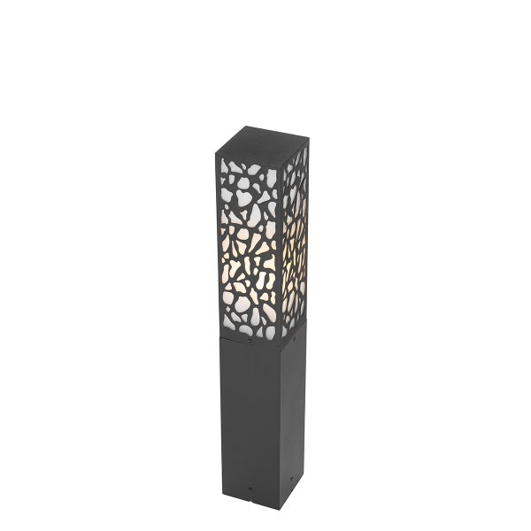 Moderner Außenpfosten schwarz 60 cm IP44 - Nicole