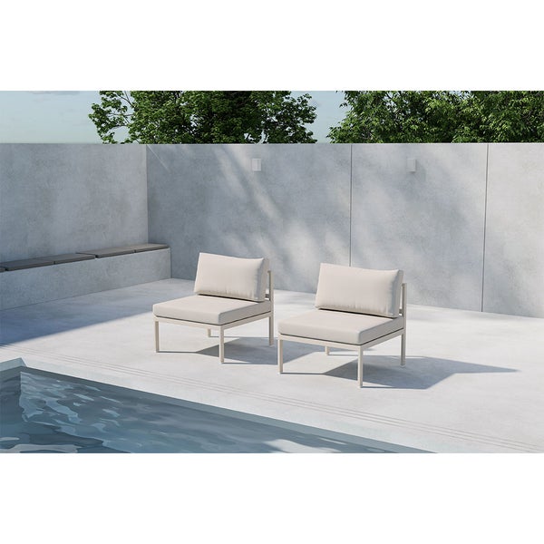 Copacabana Gartensofa Mittelsegment beige. 70 X 74 X 65 cm