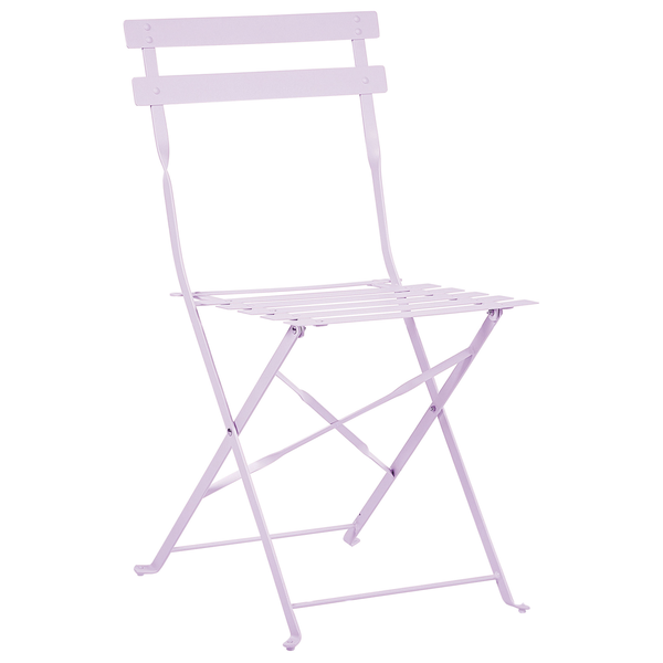 Bistro Set klappbar FIORI Metall Violett