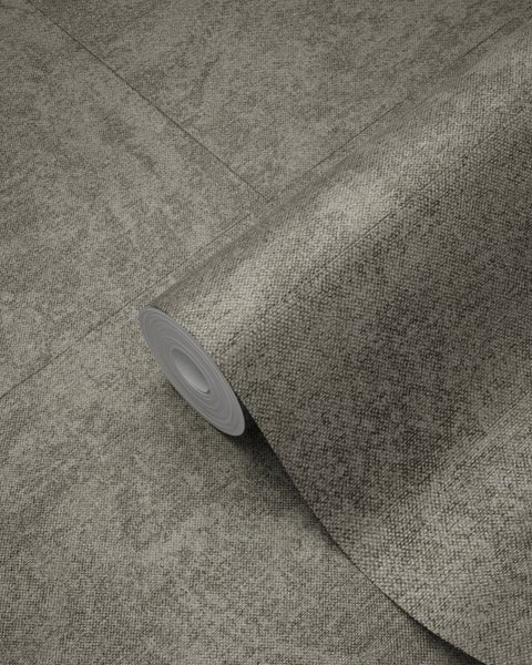 Origin Wallcoverings Tapete Stein-Optik Graubraun - 53 cm x 10.05 m - 347411