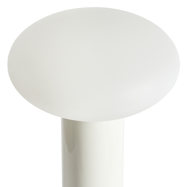 Kabellose LED Tischlampe BUAYAN mit Dimmer Metall Weiß