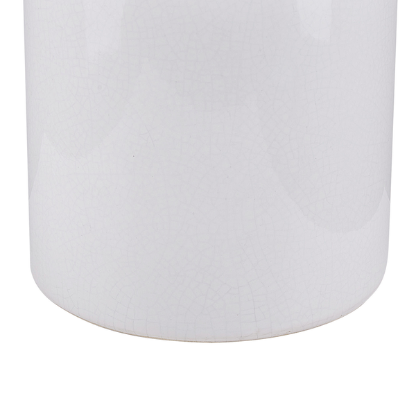 Blumenvase ANKON Steinzeug 25 cm Weiß