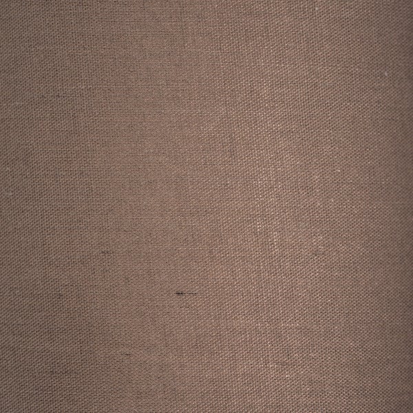 2er Wand- und Deckenleuchte MARON aus Metall satiniert-matt mit Stoffschirmen  in Braun, mit E14-Fassung, Lampe für Wohnzimmer, Esszimmer, Flur und Büro,  46 x 12 cm