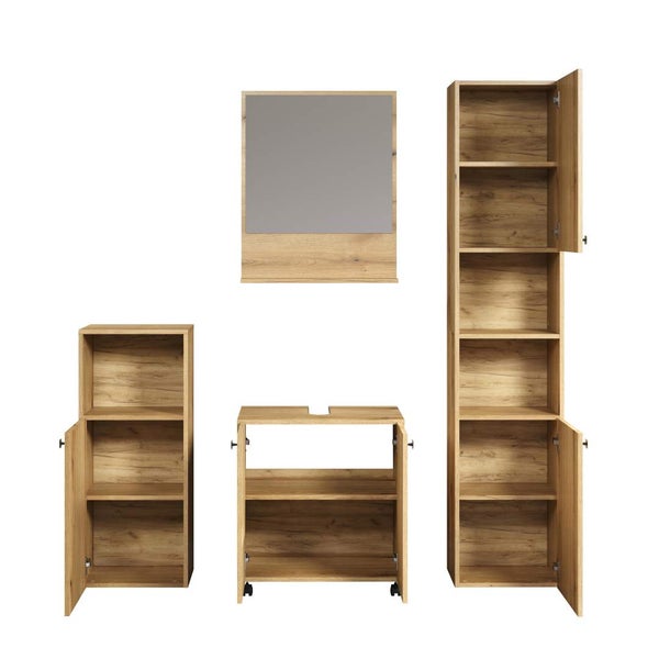 PureBliss Badmöbelset Eiche dekor. 160 X 40 X 190 cm