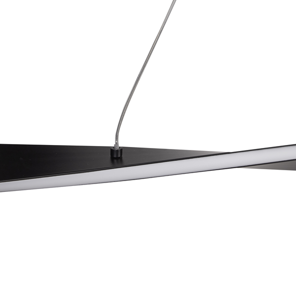 LED Hängeleuchte MAHOI Metall Schwarz