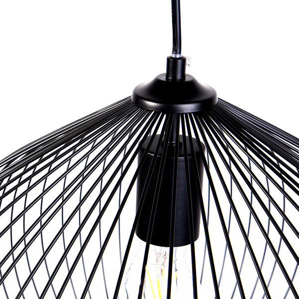 Hängeleuchte TORDINO Metall Schwarz