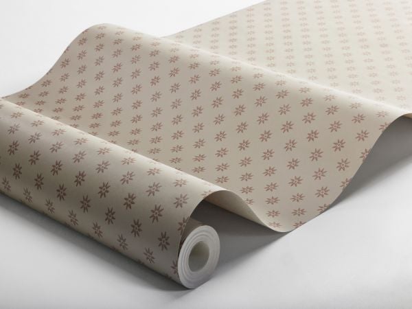 Borastapeter Tapete Blumenmuster Braun - 53 cm x 10.05 m - 662559