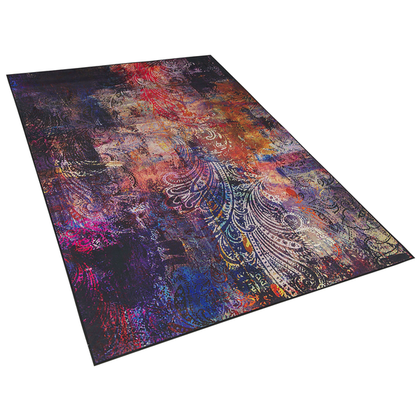 Teppich bunt 160 x 230 cm Kurzflor MARDIN