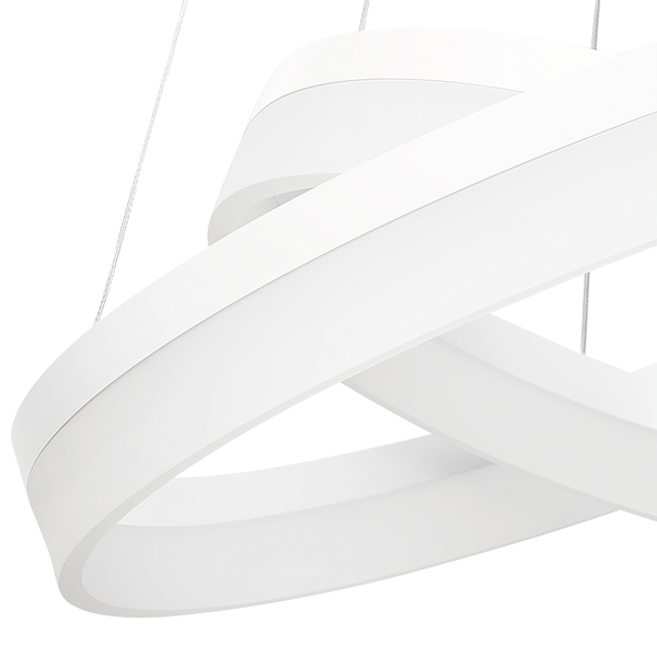LED Hängeleuchte PUZI Metall Weiß