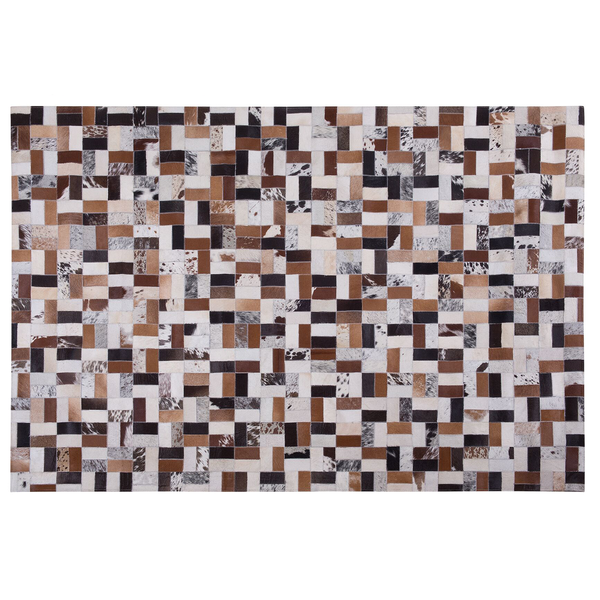 Teppich CESME Bunt 160 x 230 cm Echtleder