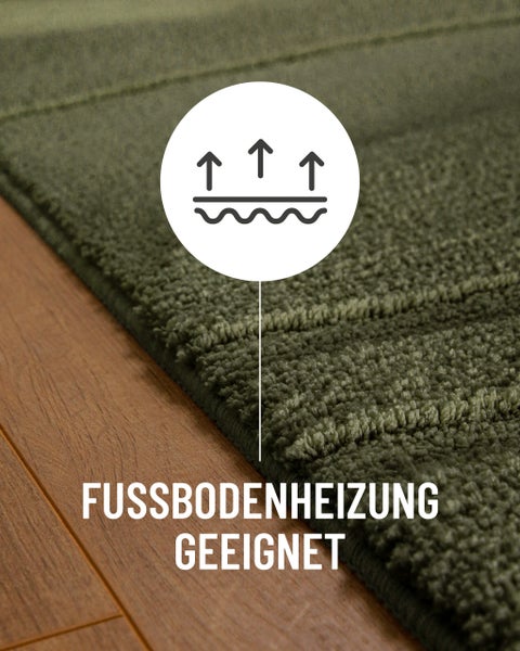 Teppich geeignet für Fußbodenheizung
