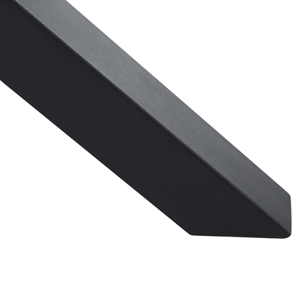 Gartentisch MALETTO 120 cm 120 cm Glas Grau