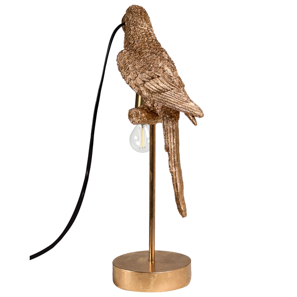 Tischlampe Papagei SINATRA Gold