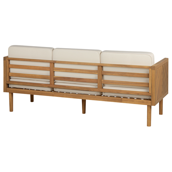 Gartensofa 3-Sitzer BARATTI Akazienholz Braun