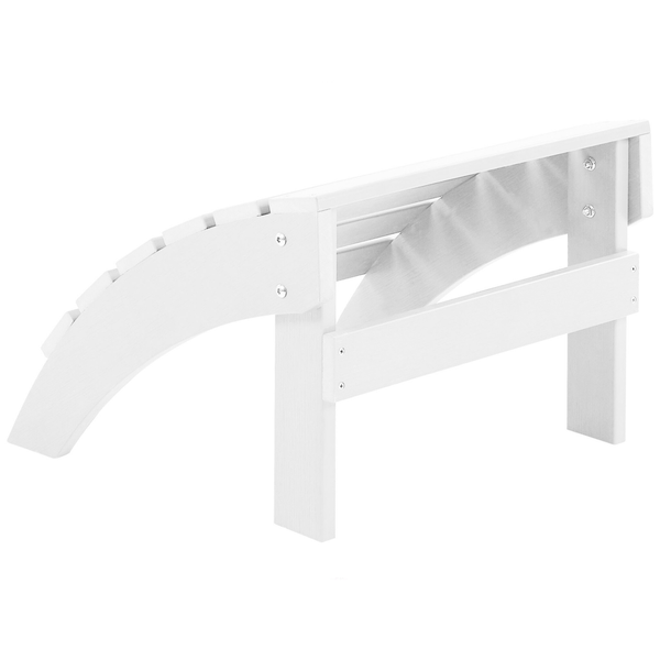 Garten Fußhocker ADIRONDACK Weiß