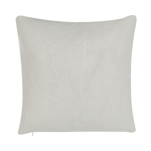Dekokissen 2er Set GOMPHRENA 45 x 45 cm Hellbeige Pflanzenmuster