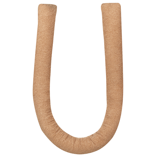 Dekokissen GLADIOLUS Bouclé 172 x 14 cm Hellbraun Ohne Muster